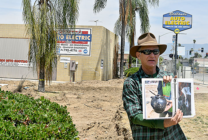 Findings from the archaeological dig in Redlands Chinatown